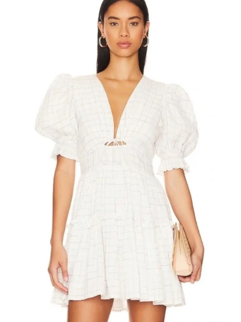 Cleobella Della Puff Sleeve Mini Dress